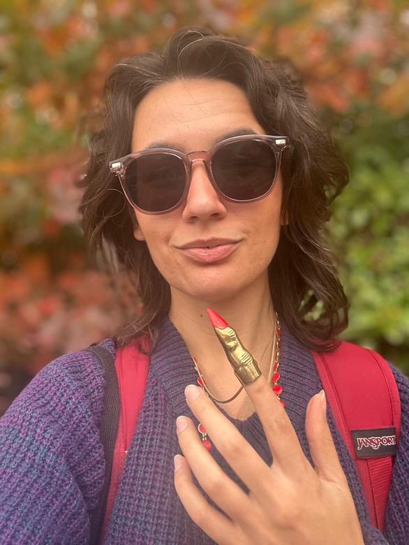Witch finger pendant necklace - handmade